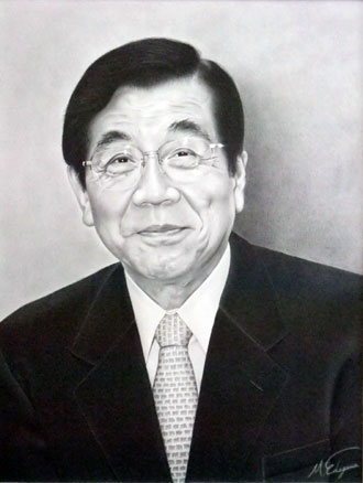 勝岡洋治先生の肖像画